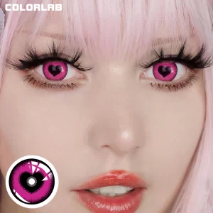Heart Eye Contacts